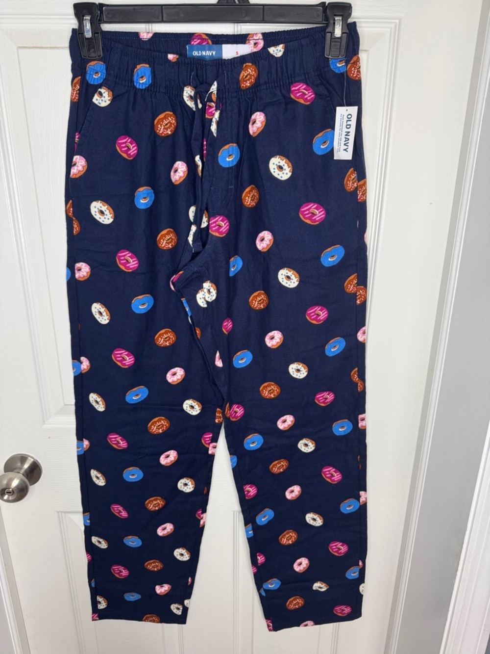 NWT Old Navy Donut-Print Mens Pajama Pants with Multi-Color Donuts